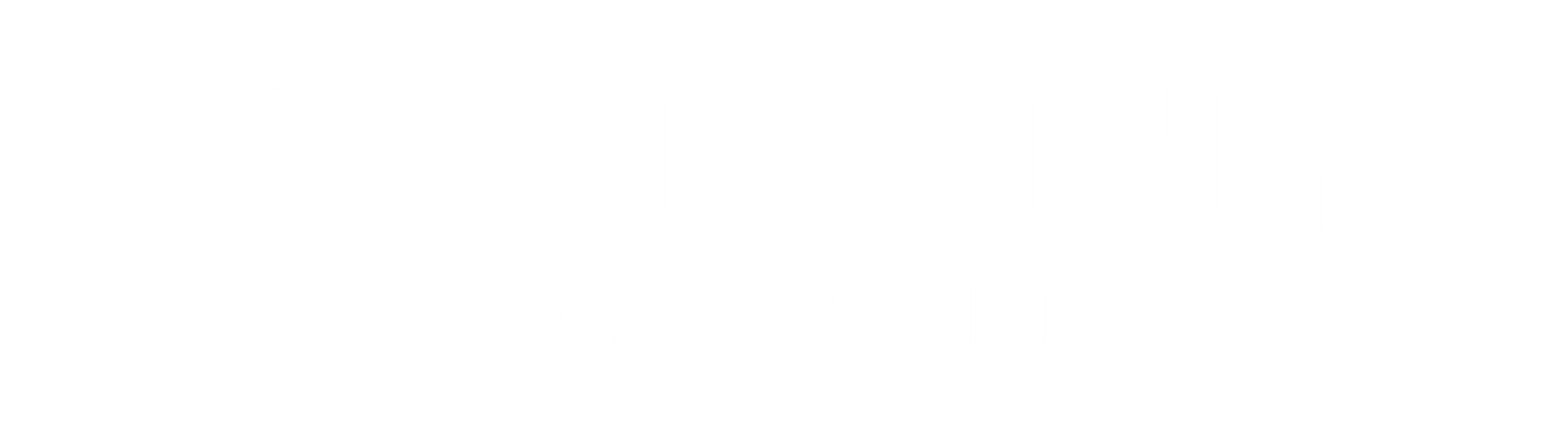 the font is 1920s in white on a black background
